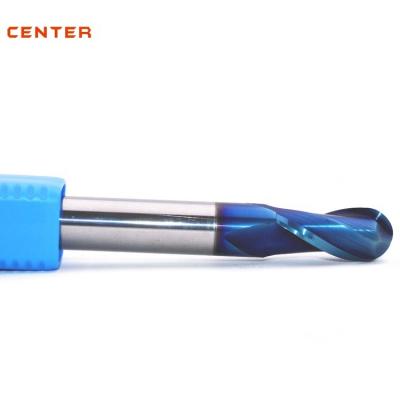 China CNC Milling Manufacturer China Machining B-Nano Coating Ball Nose End Mill for sale