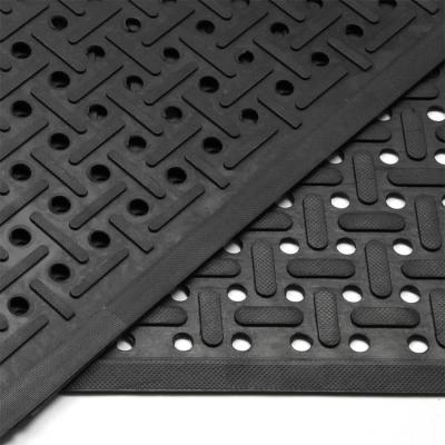 China Rubber Non-Slip Waterproof Floor Mat Heavy Duty Anti-Fatigue Mats 33