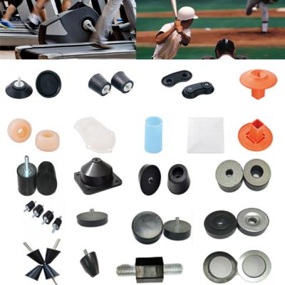 China Rubber Accessories Sports And Health Equipment Accessories With Rubber Feet Pads for sale