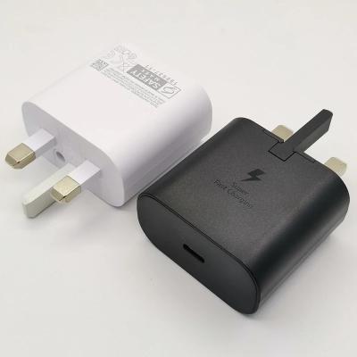 China Mobile Phone 3 Pin UK Plug For Samsung Galaxy S8/S9 Charger Type C Quick Charger Travel Adapter For Android Phone for sale