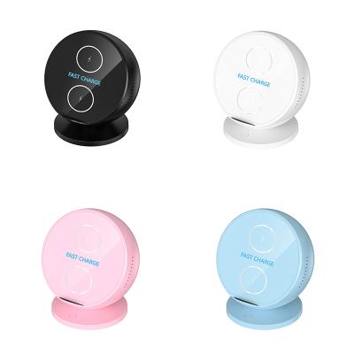 China 2021 Colors 15W Pad Mobile Phone Charger Wireless Charger Multiple Convenient Travel Fast Wireless Charger Wireless Charger for sale