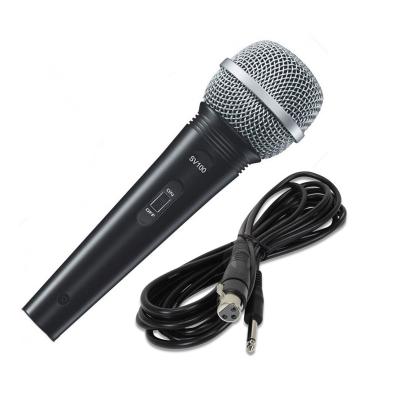 China Shure SV100 Wired Home Performance Singing Microphone Karaoke TV Shure SV100 Headset Microphone 2021 New for sale