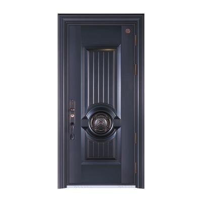 China China Modern Apartment Security Anti-theft Wood Anti-theft Aluminum Armored Doors for sale