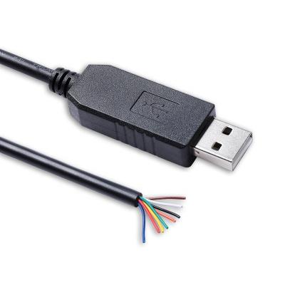 China End 8 Core Serial Wire Adapter PL2303GT USB RS232 Converter Programming Flasher Programming Cable for sale