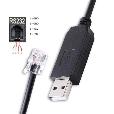 China For Prolific iOptron IEQ30 IEQ30 Pro Serial USB RS232 To RJ9 4P4C For iOptron IEQ30 Pro IEQ30 Mount To Computer Control And Firmware Update for sale