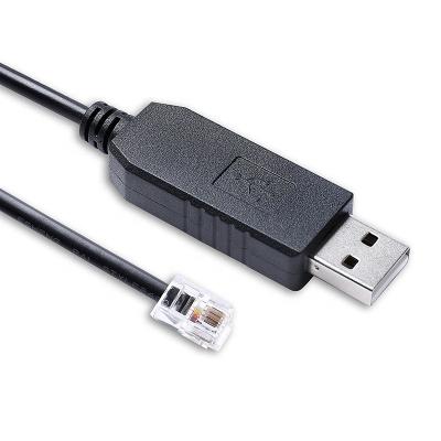 China For Celestron Hand Control Prolific USB to RS232 to RJ9 RJ10 4P4C for Celestron Hand Control RS-232 Port Cable for sale