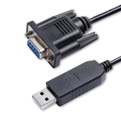 China Router Silbas CP2102 USB RS232 Serial To DB9 Converter Female Adapter Dummy Modem Cable Support Windows 7 8 10 XP Android Mac for sale