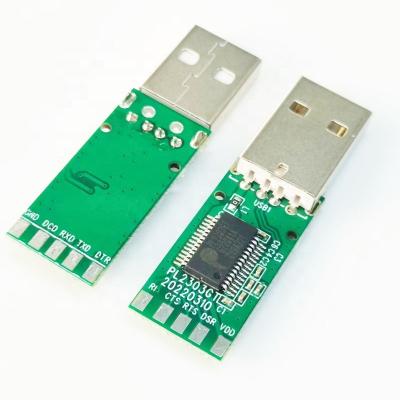 China PLC Prolific PL2303GT USB to Serial Uart Converter Adapter PCB Module Serial USB RS232 Windows Mac Linux Supported Adapter for sale