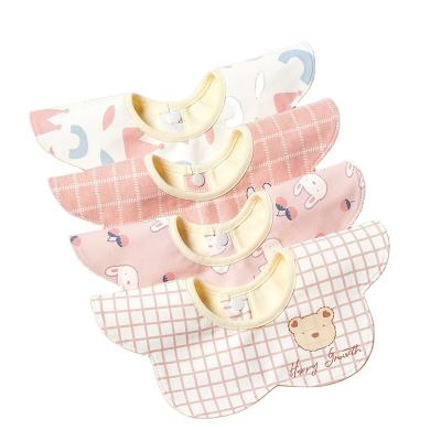 China Washable Baby Bandana Drool Teething Bibs Bibs Nipples Wearable Waterproof Baby Bib With Teether for sale