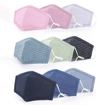 China Custom Cotton Wholesale 9 Colors Kids/Adult Reusable Face Mask Cotton In Stock For Christmas Party for sale