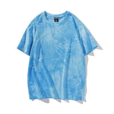 China Wholesale High Quality 100% Anti-Wrinkle 180gsm Cotton Short Sleeve Over Size Tie Dye T-shirt For Unisex Men for sale