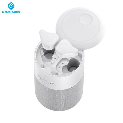 China Hot Selling 3D Bass Sound Portable In-ear B20 TWS Mini Earphones 2 in 1 Wireless Waterproof Speaker for sale