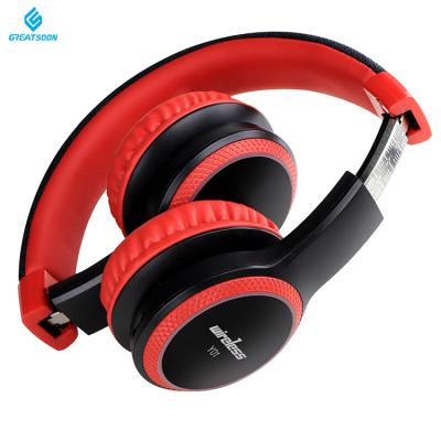 China BT Foldable Headset Headphone Earphone Radio Earbuds Wireless Headset for sale