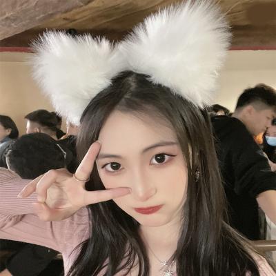 China Luxury Funny Sexy Bright Birthday Headdress Rabbit Headband Flash Cat Ears Net Red Headdress (Steamed Cat-ear Shaped Bread) for sale