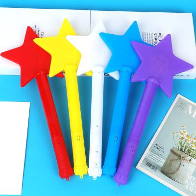 China Non-Toxic Glowing Star Fairy Stick LED Large Colorful Custom Kids Concert Party Supplies Music Festival Fluorescent Stick for sale