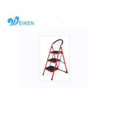 China Folding Ladders Wholesale Ladders 3 Steps Ladder Steel Folding Step Ladders With EVA Handle for sale