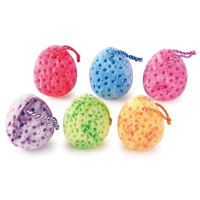 China EXFOLIATE Private Label Body Care Exfoliating Kids Bath Sponge Polyurethane Sponge For Body Cleaning for sale