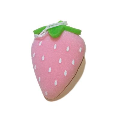 China EXFOLIATE OEM Design Strawberry Shape Kids Body Shower Loofah, Bath Loofah Sponge for sale