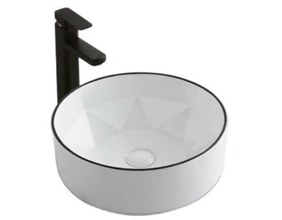 China Modern new design art basin washbasin style ceramic sink good for hotel for sale