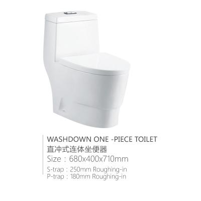 China Double-Flow Cheap Floor Standing High Quality One Piece Toilet Ceramic Toilets for sale