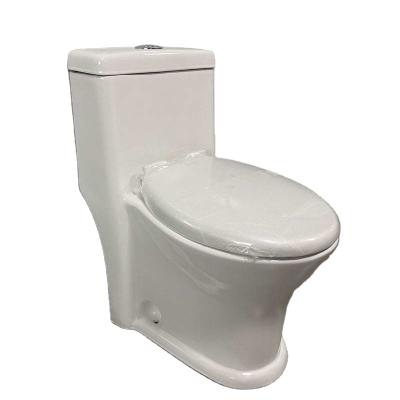 China Double-Flow Factory Direct Ceramic Small Size Saving Water Wash Down One Piece Toilet for sale