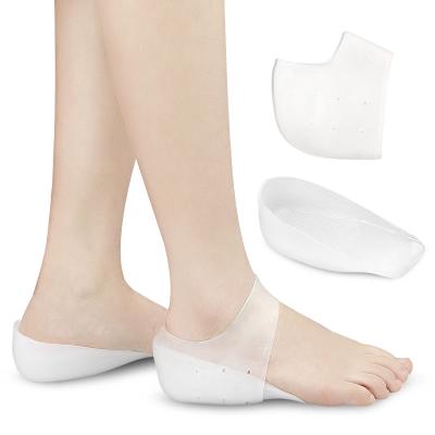 China Skin Friendly Hidden Inner Insoles Comfortable Silicone Insole Height Increasing Insoles Male And Female for sale