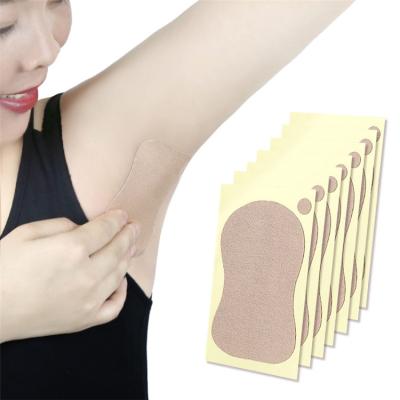 China Good Viscosity Antiperspirant Comfortable Antiperspirant Disposable Pad Adhesive Armpit Sweat Pads For Women And Men Dress Guards/Shields for sale