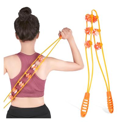 China Durable and Removable Handmade Roller Cord Deep Massage Tool for Full Body Muscle Pain Relief and Arthritis for sale