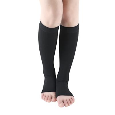 China Anti-Varicose Breathable Pressure, Leg Compression Anti-Slip and Invisible Sweat Absorbent Elastic Plastic Socks for sale