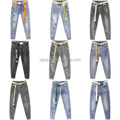 China QUICK DRY South Korea new fashion men's stretch jeans men's retro slim jeans for sale