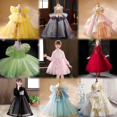 China Anti-wrinkle The new children's clothes for the spring of 2024 are Korean designed to sell low-priced girls' dresses for sale