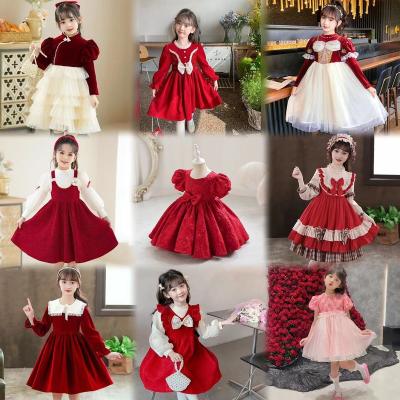 China Anti-wrinkle Spring 2024 wholesale new children's clothing new design for sale of low-priced girls dresses for sale