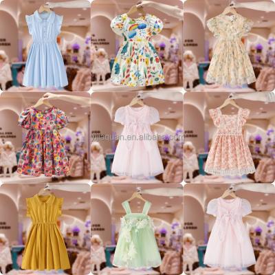 China Anti-wrinkle Spring summer 3-15 years old performance clothing wholesale children's wear princess wear foreign trade children's wear for sale