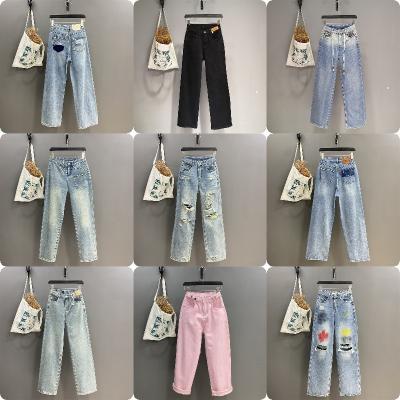 China Waterproof Stylish summer women's skinny jeans Classic high-rise stretch jeans zipper denim pants for sale