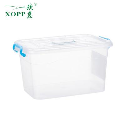 China Sustainable 10L Closet And Organizers Systems Hard Plastic Underbed Storage Box for sale