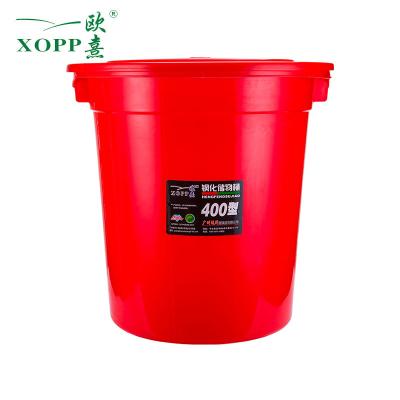 China Hot Selling Big Plastic Bucket PP Open Top Bucket Pail With Lid For Home Warehouse Viable for sale