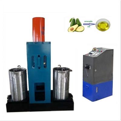 China Palm Olive Oil Cold Extractor Hydraulic Edible Oil Pressing Avocado Machine for sale