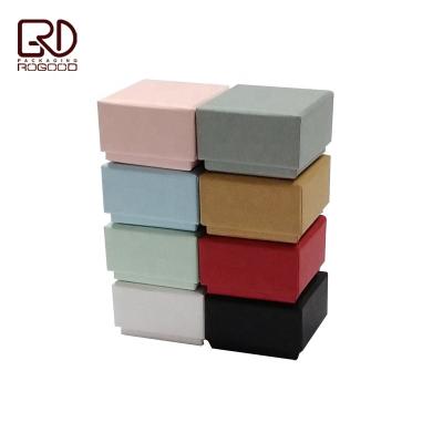 China Recyclable Cheap Lid And Base Cardboard Paper Jewelry Box P1344 Red/Brown/Pink/Black/Green/Blue/White Color for sale