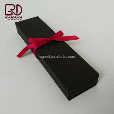 China New Gray Board Jewelry Packaging Rigid Gift Box With Ribbon Closure RGD-P1194 for sale