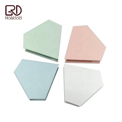 China Recyclable Custom Diamond Shape Paper Cardboard Jewelry Gift Box For Necklace / Ring P1344 for sale