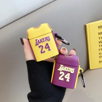 China Eco-friendly Laker No.24 Jersey Earphone Basketball Plastic Sports Case for sale