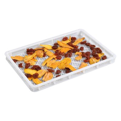 China Agriculture Tray Hdpe Plastic Food Drying Tray And Stainless Trolley For Candy And Softgel Capsule Trays Can Stack for sale