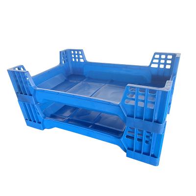 China Recyclable Plastic Box Four Corners Insect Breeding Box Stackable Plastic Stackable Bin Mealworm Breeding Tray Waxworms for sale