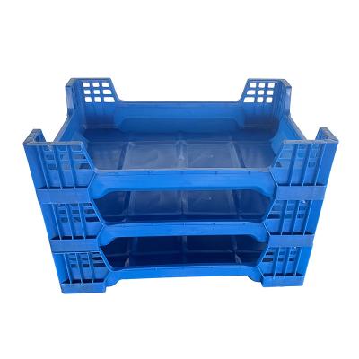 China New 600*400*145 Insect Breeding Box Recyclable Full Smooth Plastic Mealworms Breeding Tray For Animal Protein Production Barley W for sale