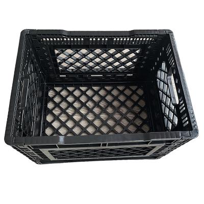 China Heavy Duty Recyclable Stackable Collapsible Collapsible Stackable Plastic Storage Mesh Factory Milk Milk Crate For Sale for sale