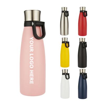 China Sustainable Sports Travel Vacuum Flask Double Wall Insulated Stainless Steel Water Bottle With Custom Logo for sale