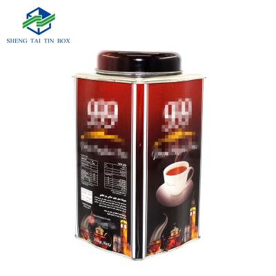 China Beverage Tin Canisters For Tea 250g Metal Tea Canister For Ceylon Tea for sale