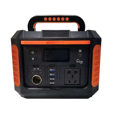 China Factory Direct 500w Portable Camping Stand External Power Supply 500w Portable Power Station Spare Battery for sale