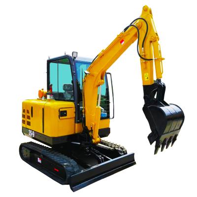 China Hot-selling construction material shops small excavators for agriculture orchard mini house construction diggers for engineering for sale