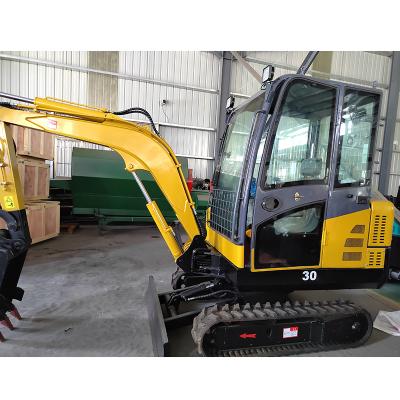 China Factory 3.5t Low Price Small Mini Excavator With Cabin Mini Digger for sale